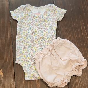 Floral And Pink Matching Set